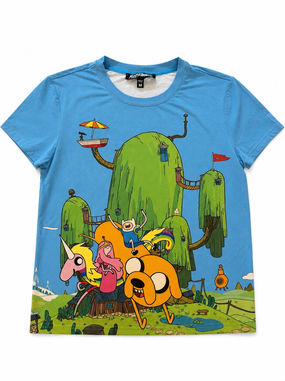 Dolls Kill Adventure Time Graphic Tee - Blue
